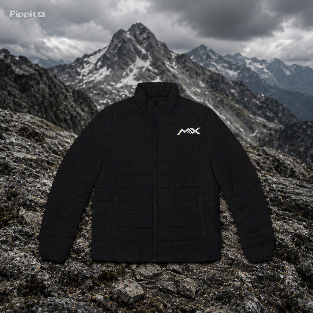 Mountain XPLR Men's Puffer Jacket |AOP Jacket, Quilted Coat