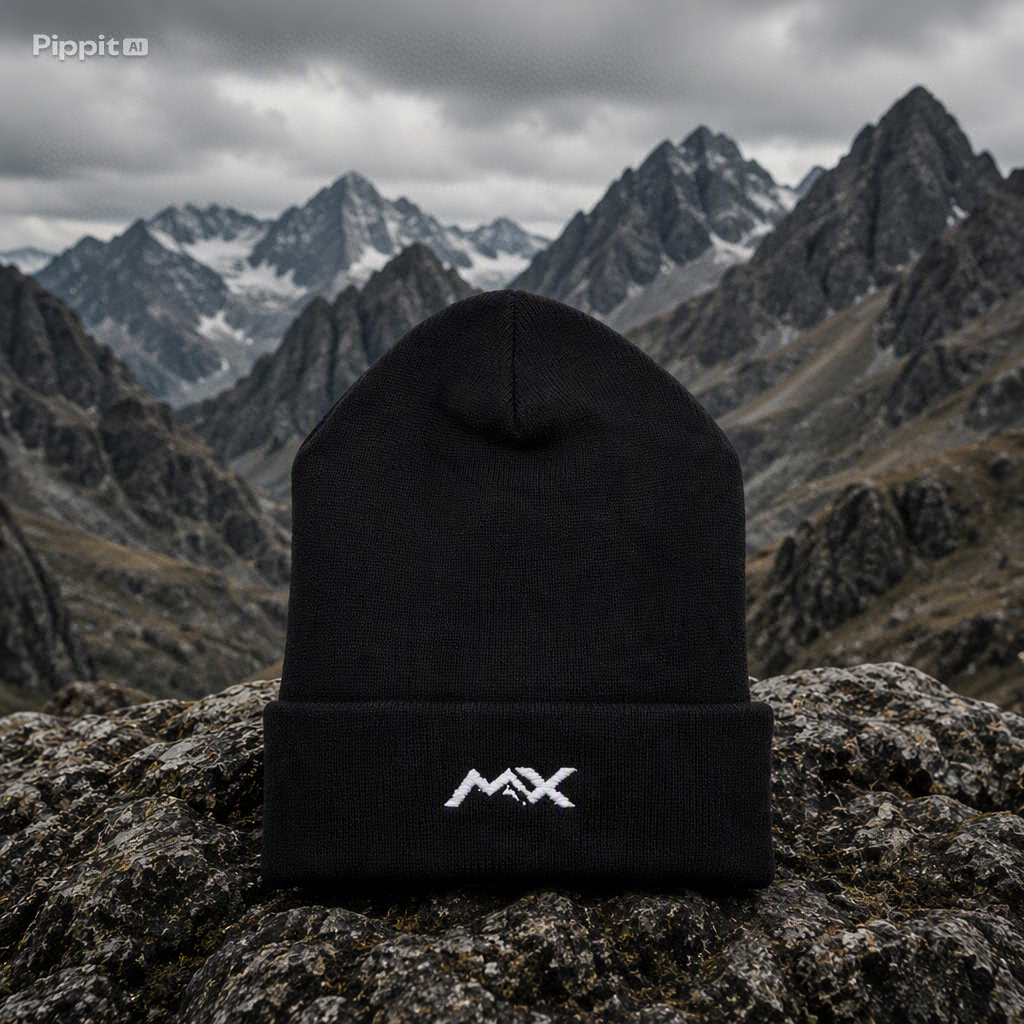 Mountain XPLR Logo beanie | Cuffed Beanie Embroidery