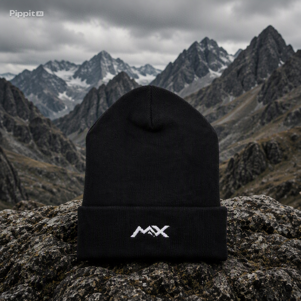 Mountain XPLR Logo beanie | Cuffed Beanie Embroidery