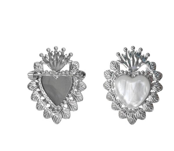 Broche Ex-Voto argent
