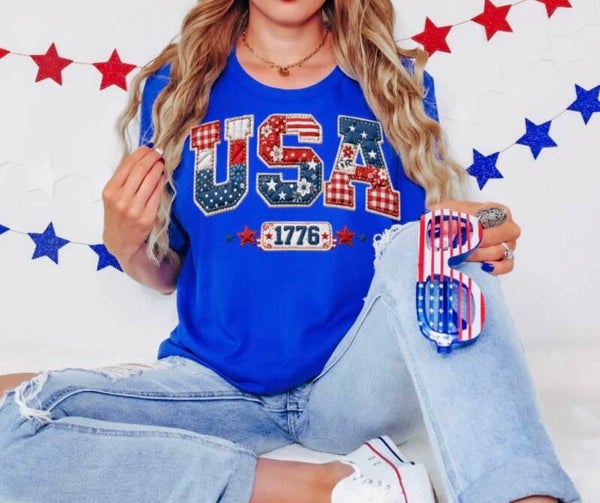 USA 1776 4th Of July Graphic T-Shirt