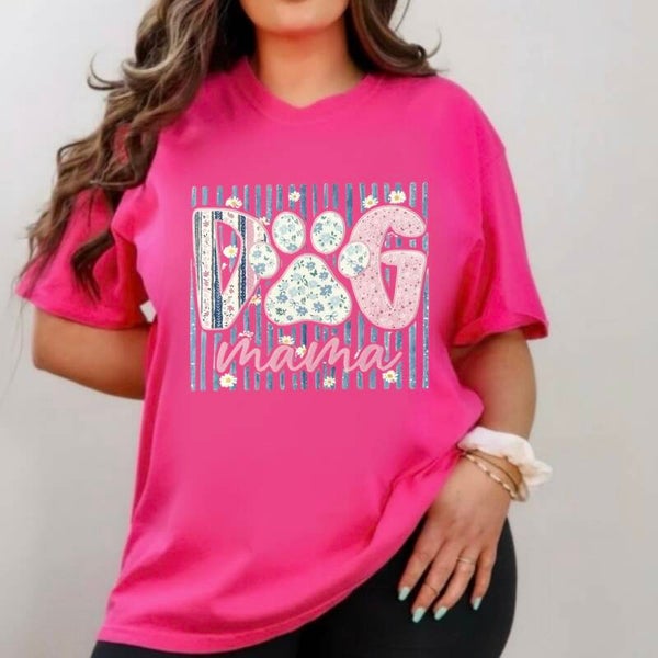 Dog Mama Graphic T-Shirt