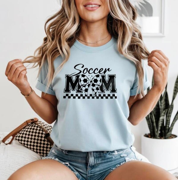 Soccer Mom Sports Design Graphic T-Shirt
