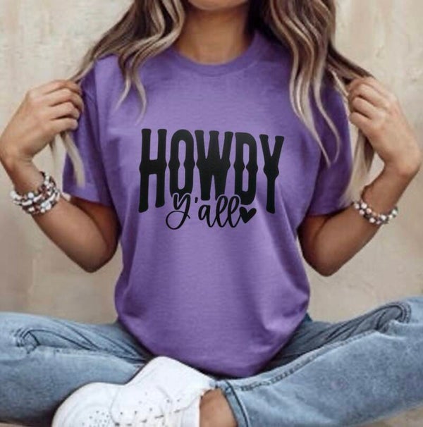 Howdy Yall Grpahic T-Shirt
