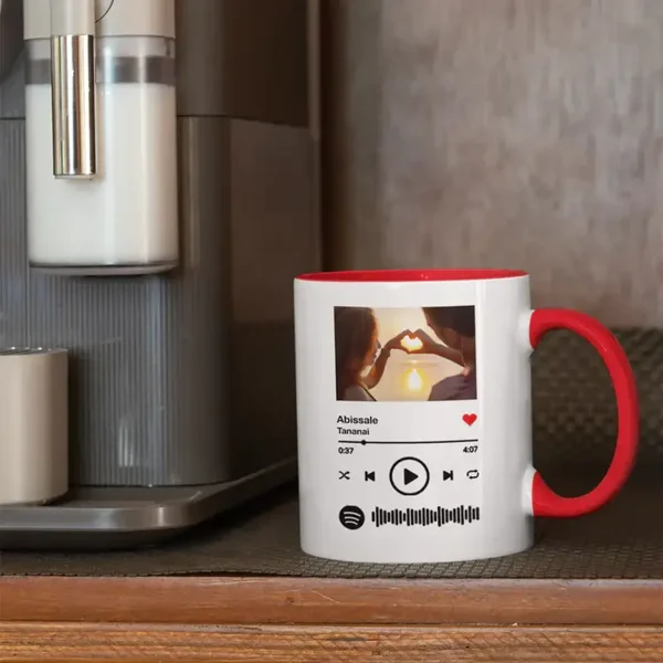 Tazza Personalizzata Spotify con Foto e Musica