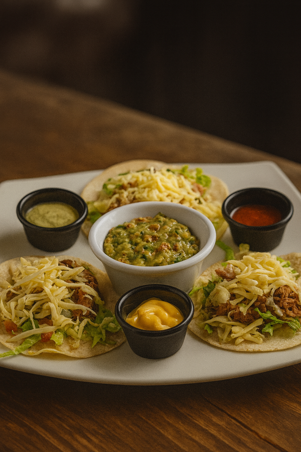 TACOS DE CARNE O POLLO