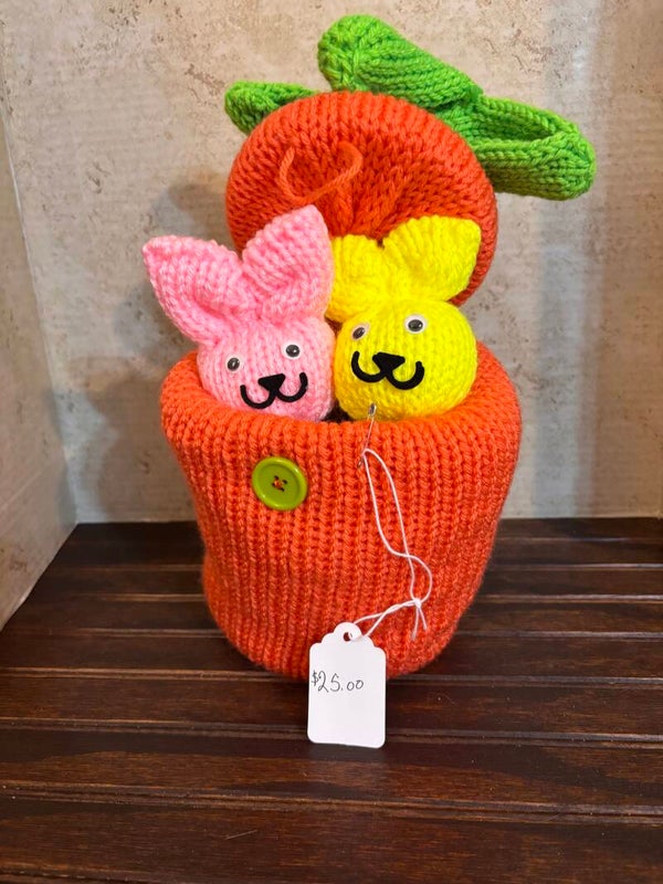 Carrot and bunnies inside