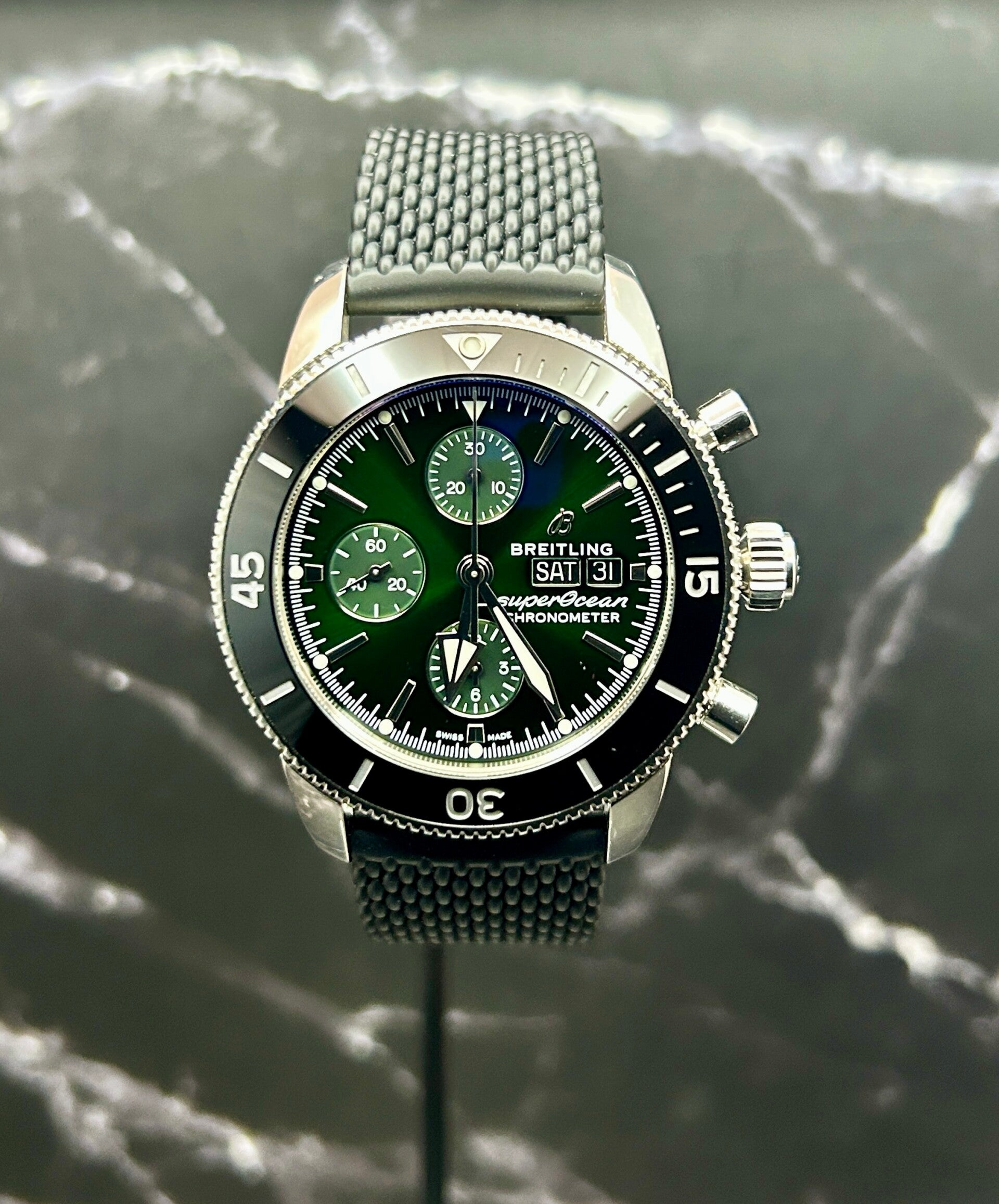 Breitling Superocean Green dial