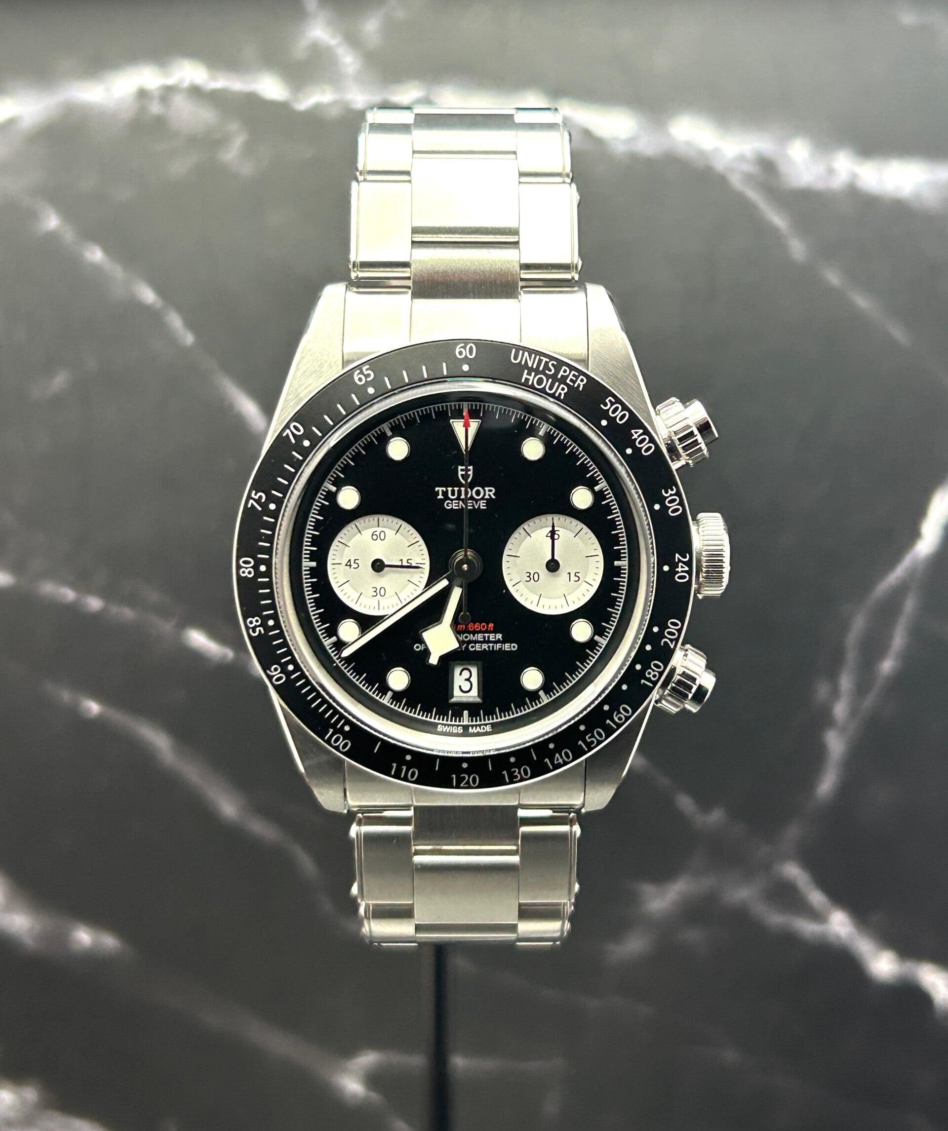 Tudor black bay chrono panda