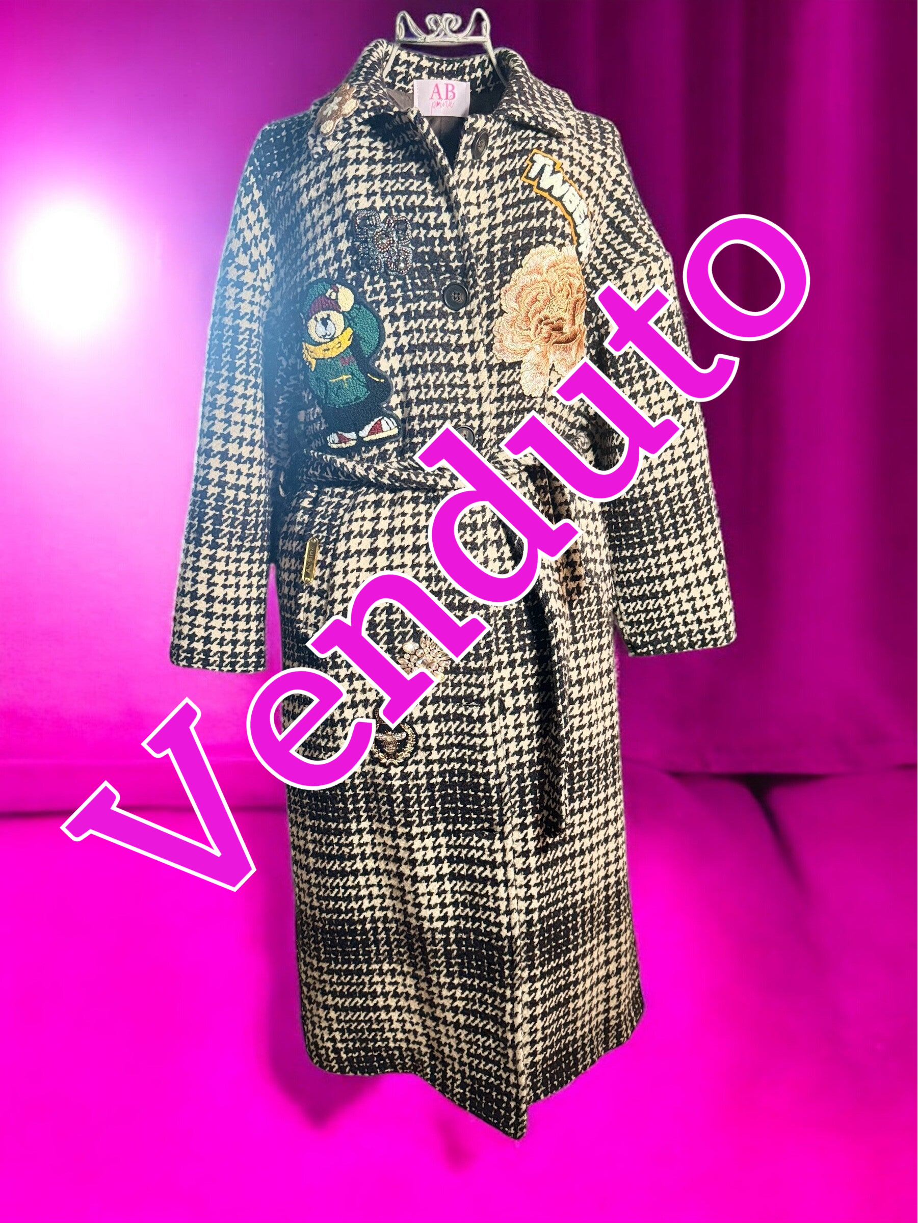 Cappotto AB pink "Three Bears"