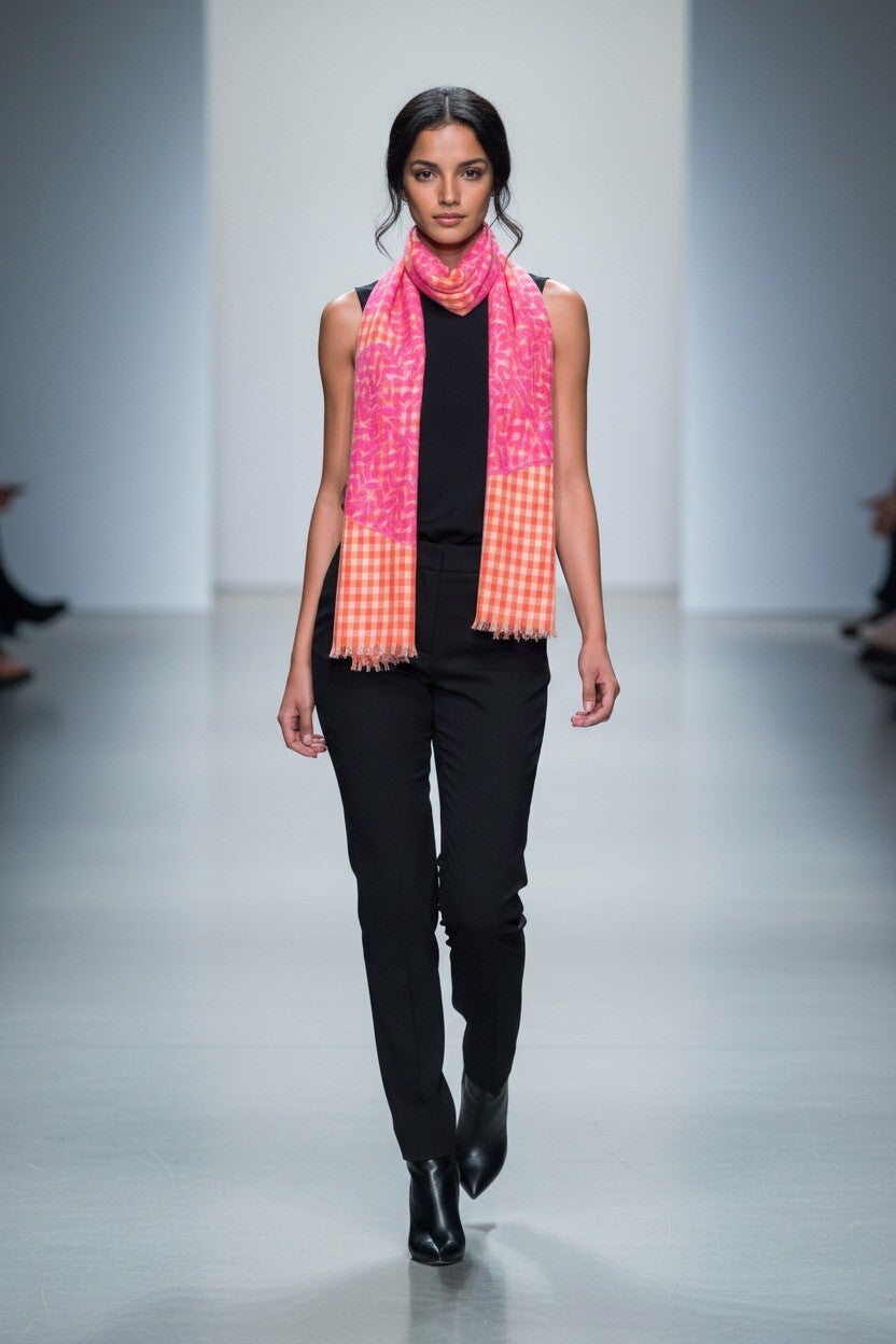 Sciarpa ABPink – Pink & Orange Statement