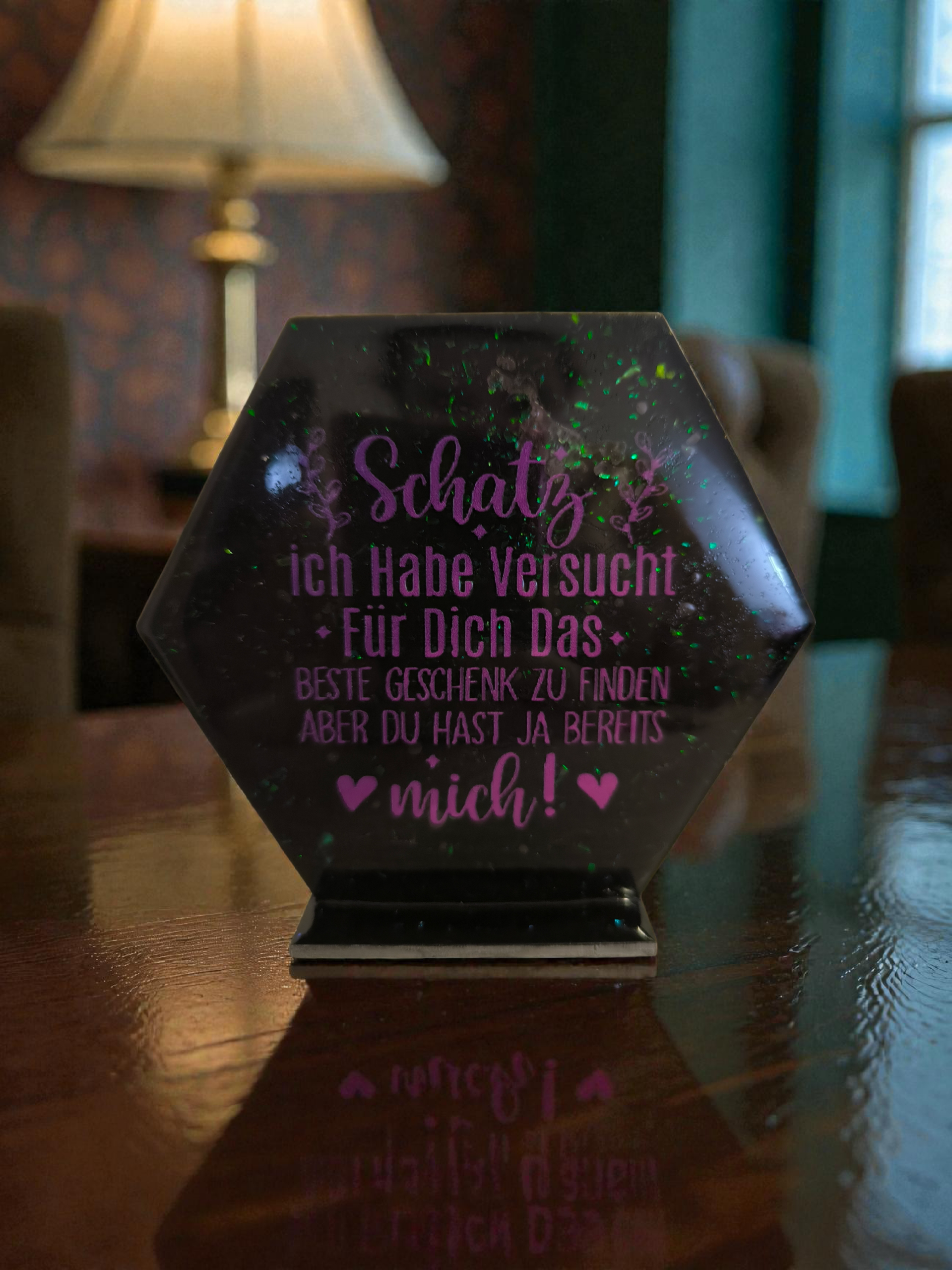 Hexagon Deko - verschiedene Motive