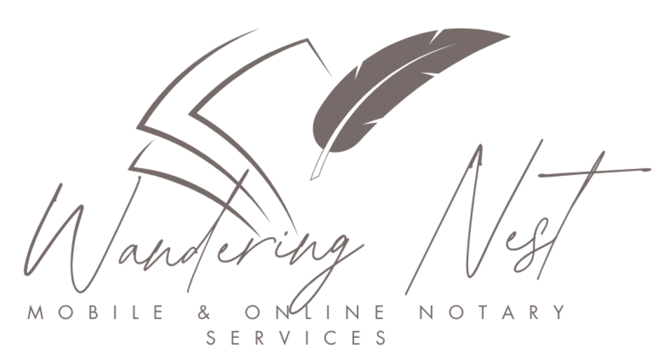 Wandering Nest Notary- Mobile & Online Notary Services Wandering Nest Notary- Mobile & Online Notary Services