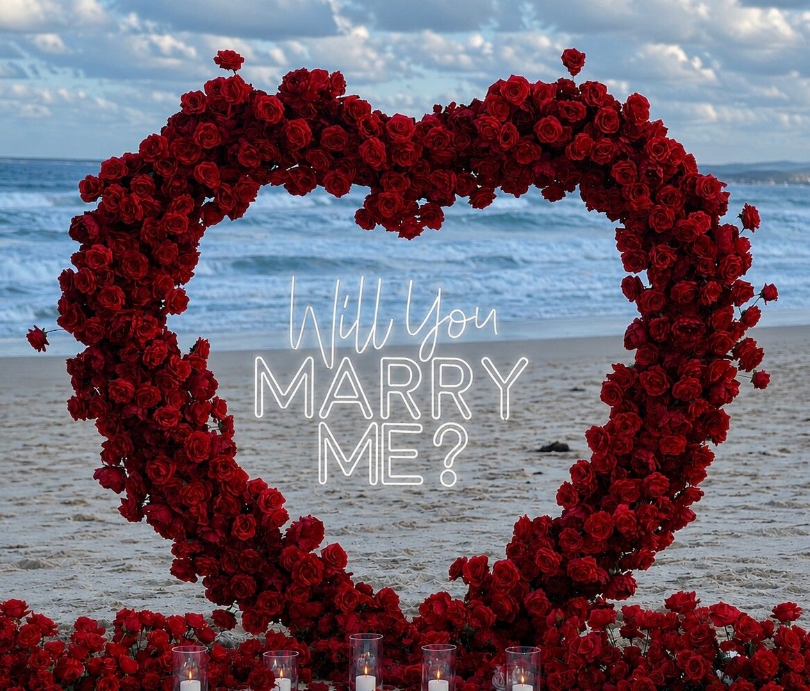 Marry Me Neon Sign