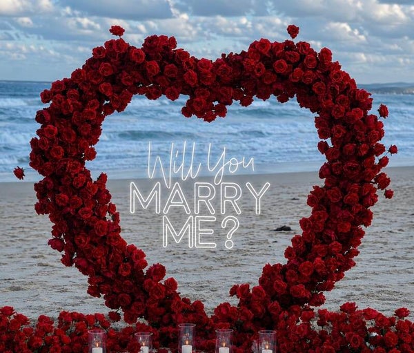 Marry Me Neon Sign