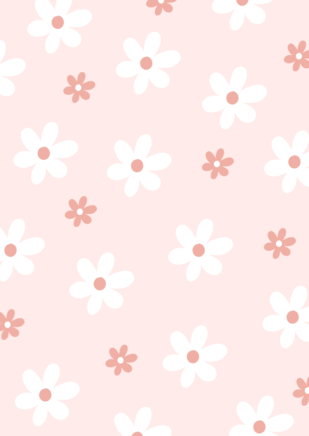 Blanco - Roze met witte en donkerroze bloemetjes