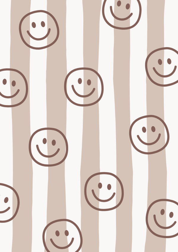 Blanco - Smileys op strepen
