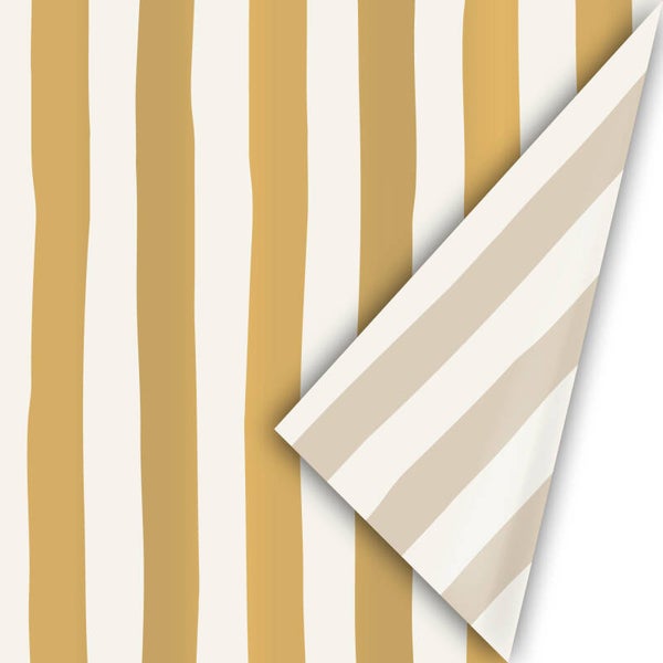 Cadeaupapier - Gouden strepen