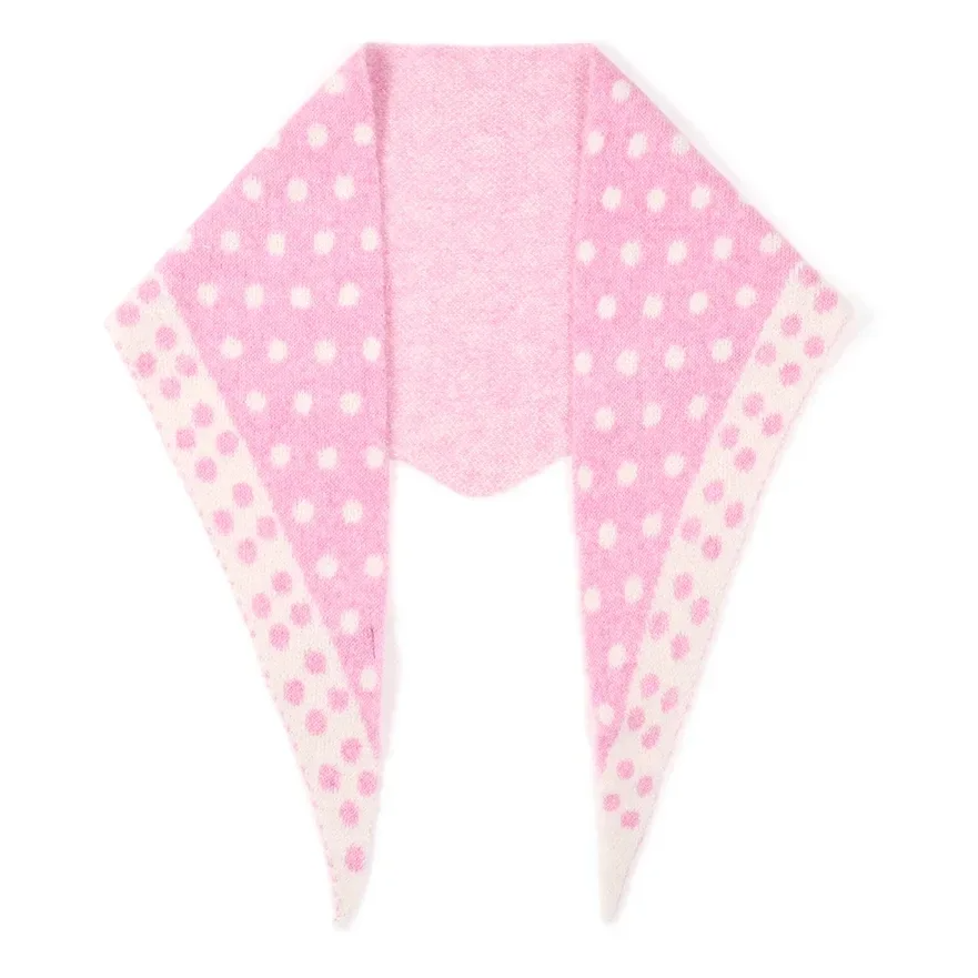Sjaaltje - Roze met stippen
