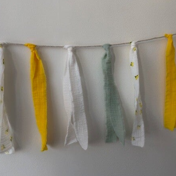 Slinger - Citroen, geel, wit, mintgroen