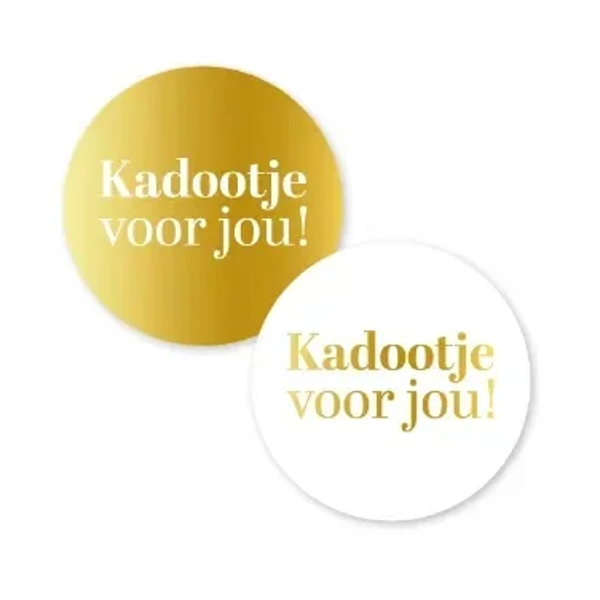 Stickers - Kadootje voor jou klein - 5 stickers