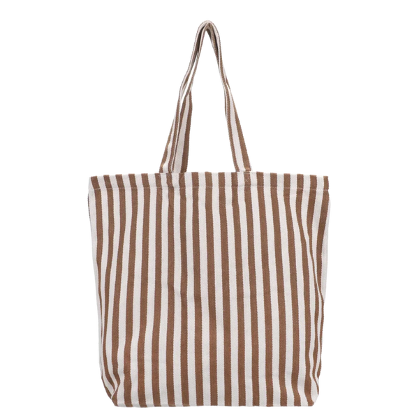 Tas - Bruin met witte strepen