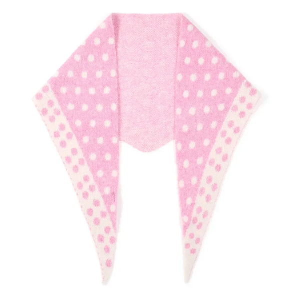 Sjaaltje - Roze met stippen