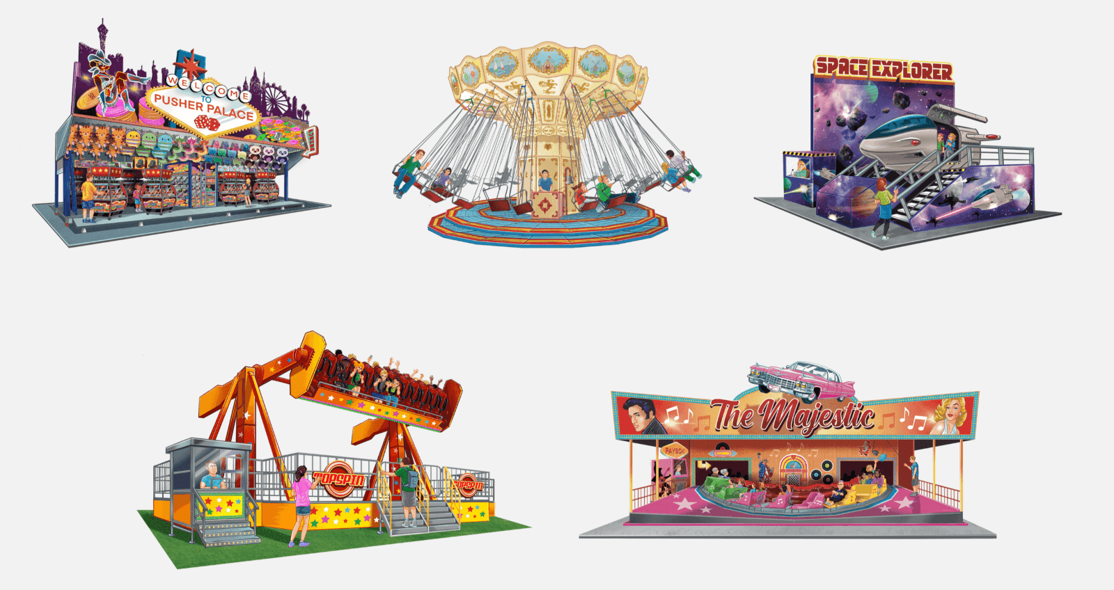 Fairtopia impressie kermisattracties