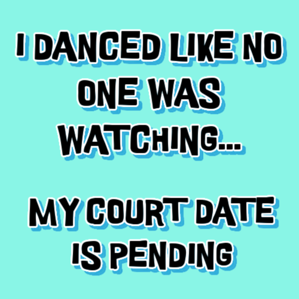 I Danced Like No One Was Watching Vinyl Sticker