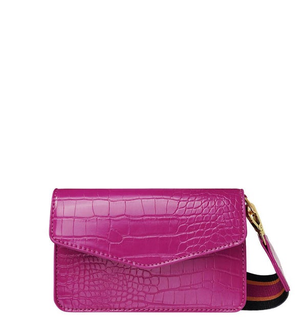 Croco Bag Fuchsia