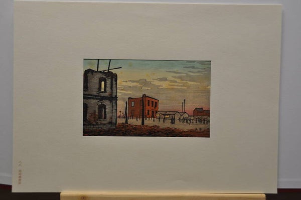 Burned remains of Ryogoku Bridge  両国橋焼跡