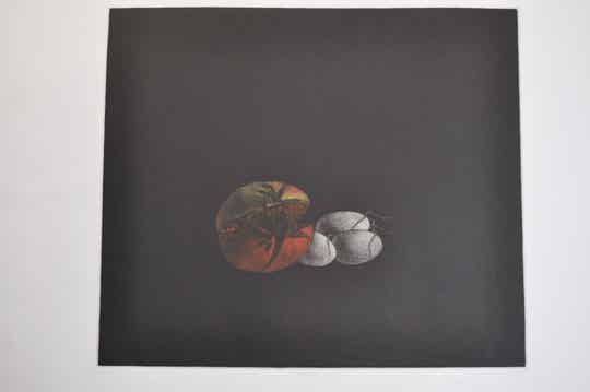 Pommegranate and eggs