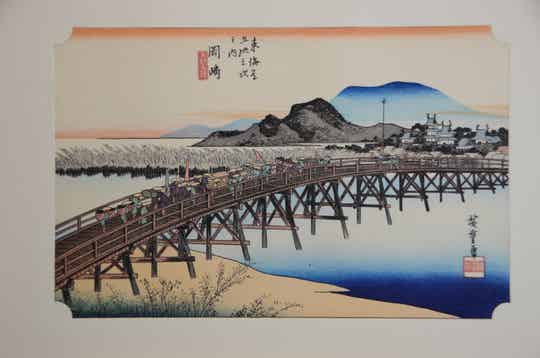 Okazaki from the 53 views of the Tokaido