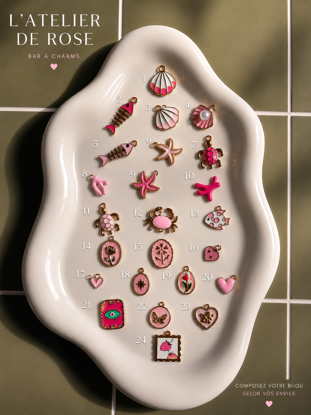 Charms - Rose