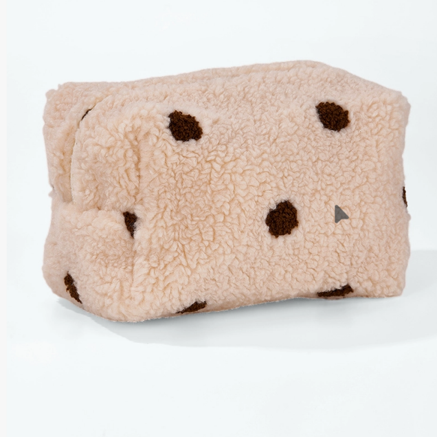 Trousse de maquillage à pois