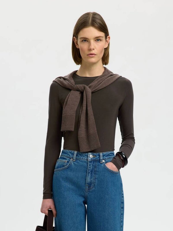 MANJA LONGSLEEVE TOP BRUIN