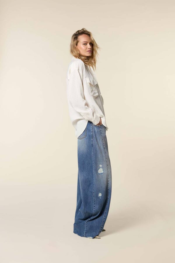 BOWIE BARREL JEANS DESTROYS