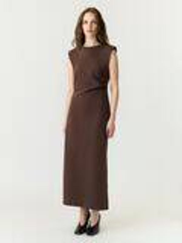 PINA DRESS BROWN