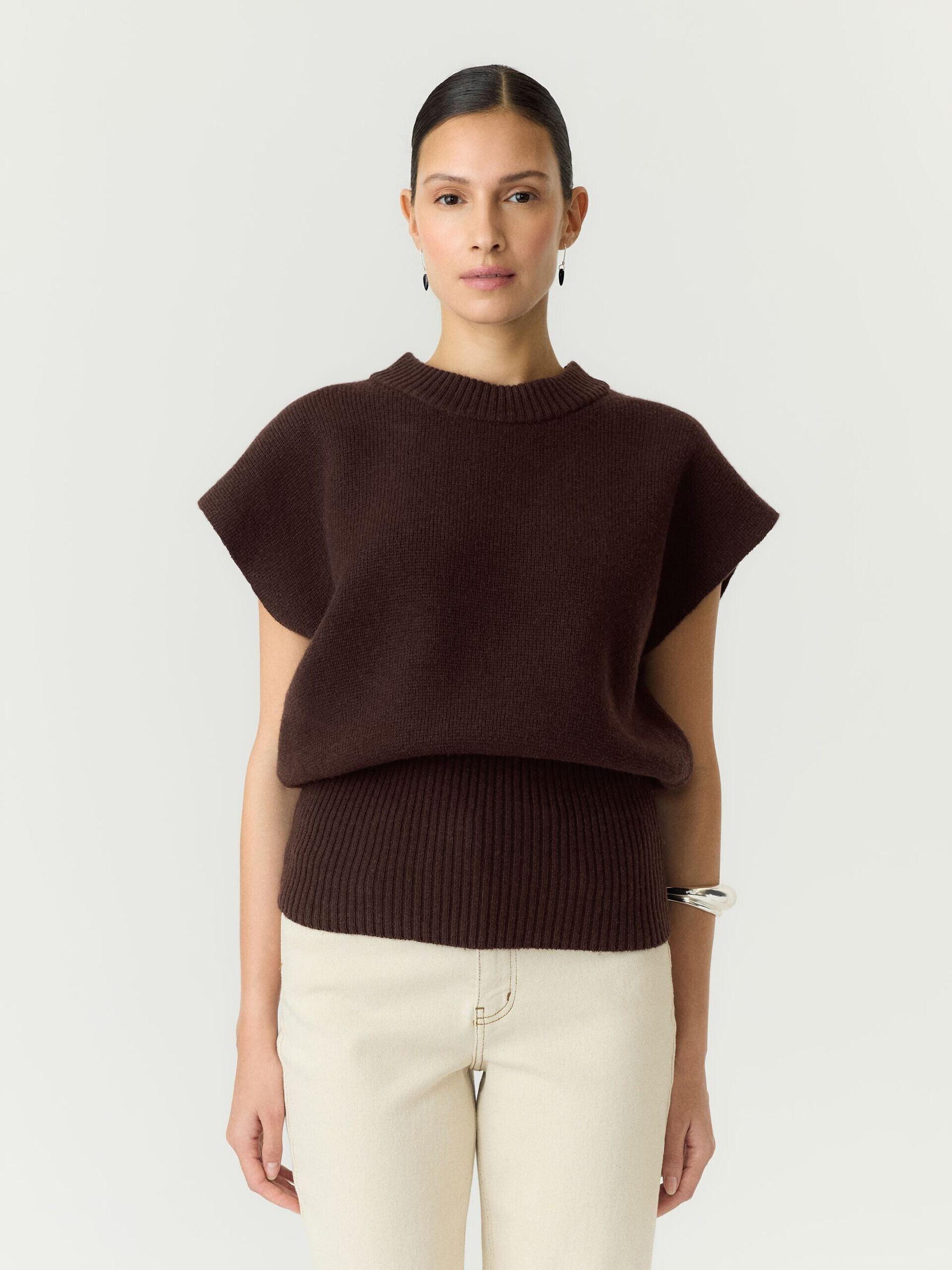 YASESLI WOOL KNIT VEST
