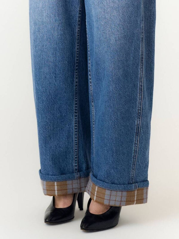 LUA FOLD UP BARREL JEANS
