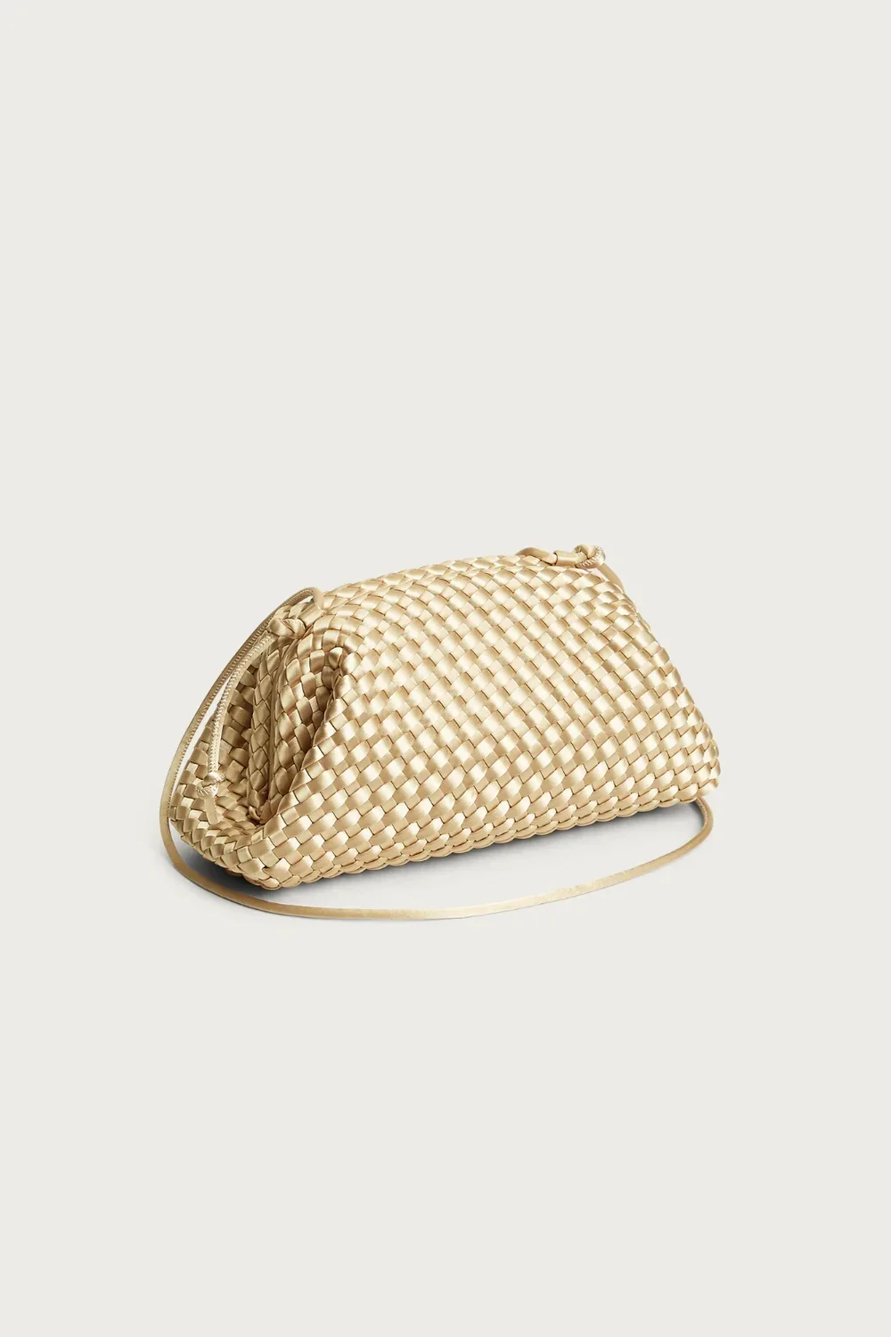 POUCH CHAMPAGNE SATIN