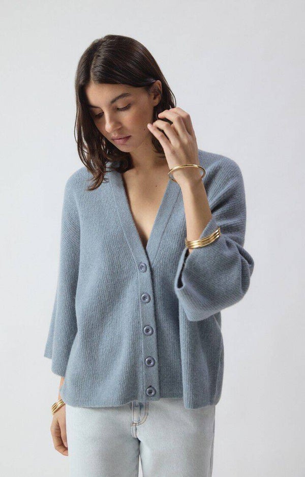 DAMSVILLE GILET BLAUW