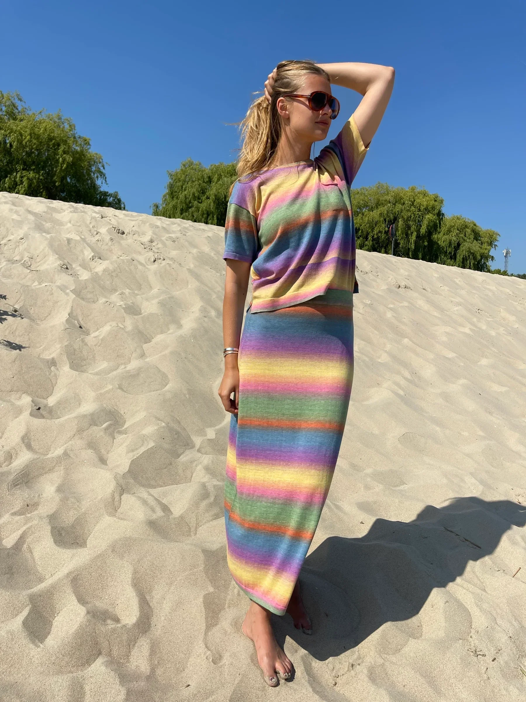 MANON KNITTED SKIRT PASTEL