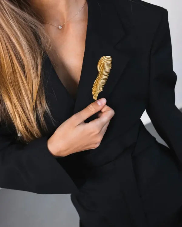 JET BROCHE GOUD