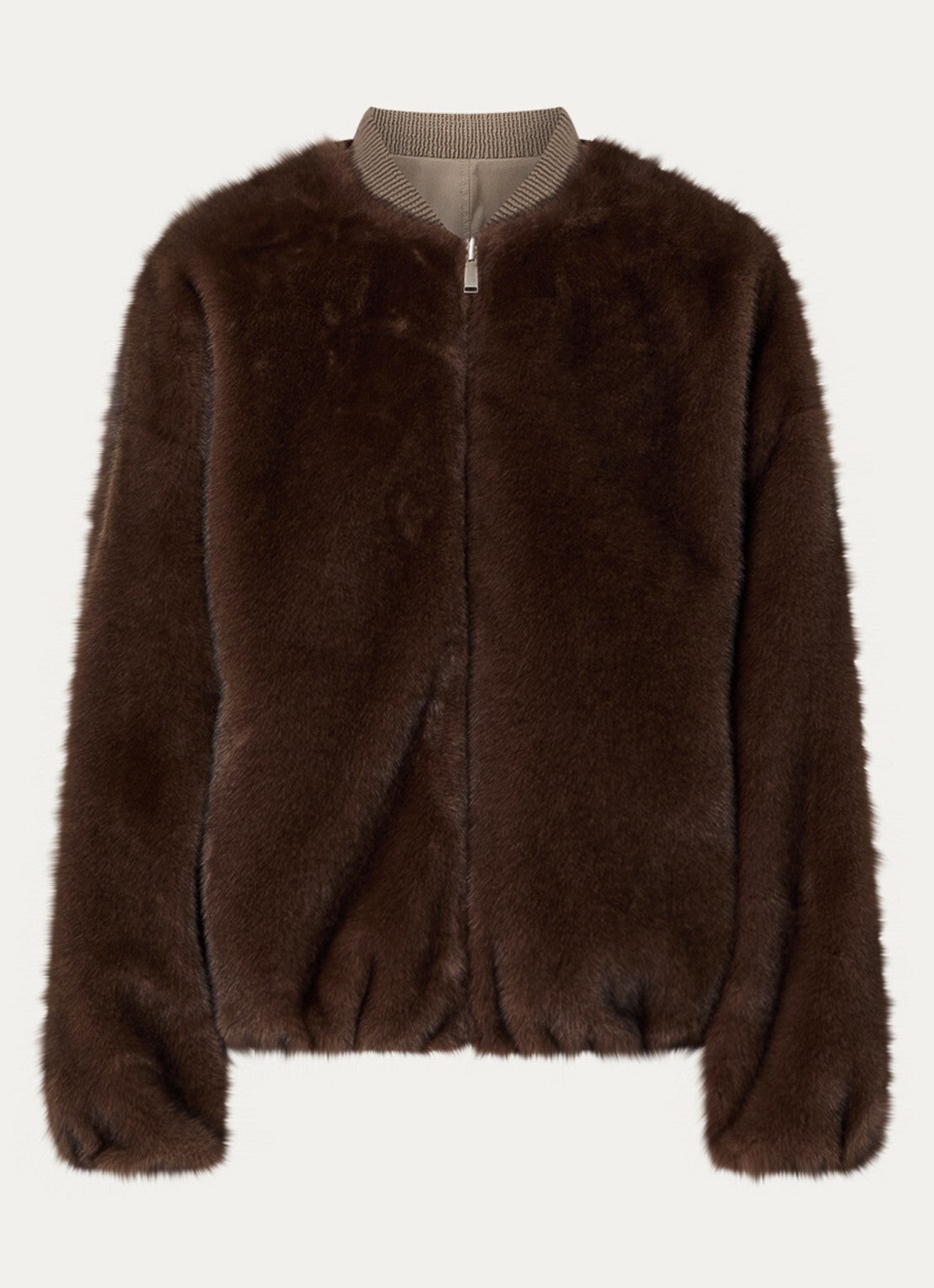 ETTA FAUX BOMBER JACKET