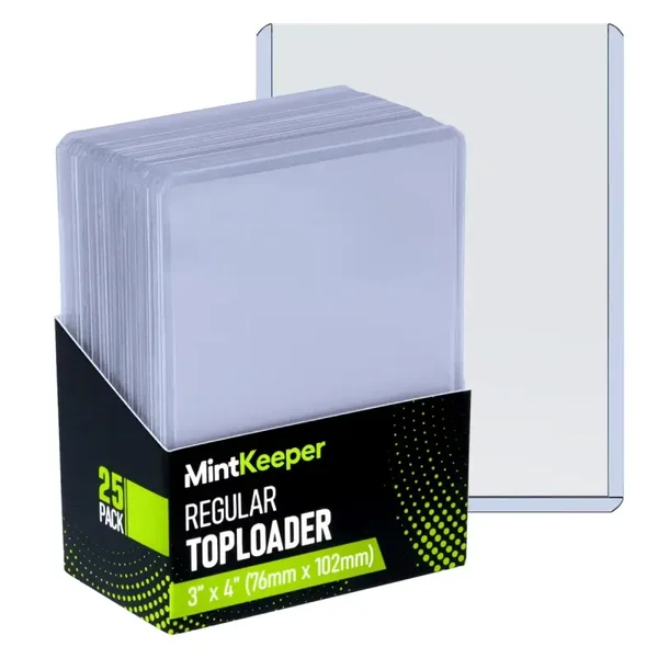 MintKeeper Regular Toploaders 3" × 4" (25)