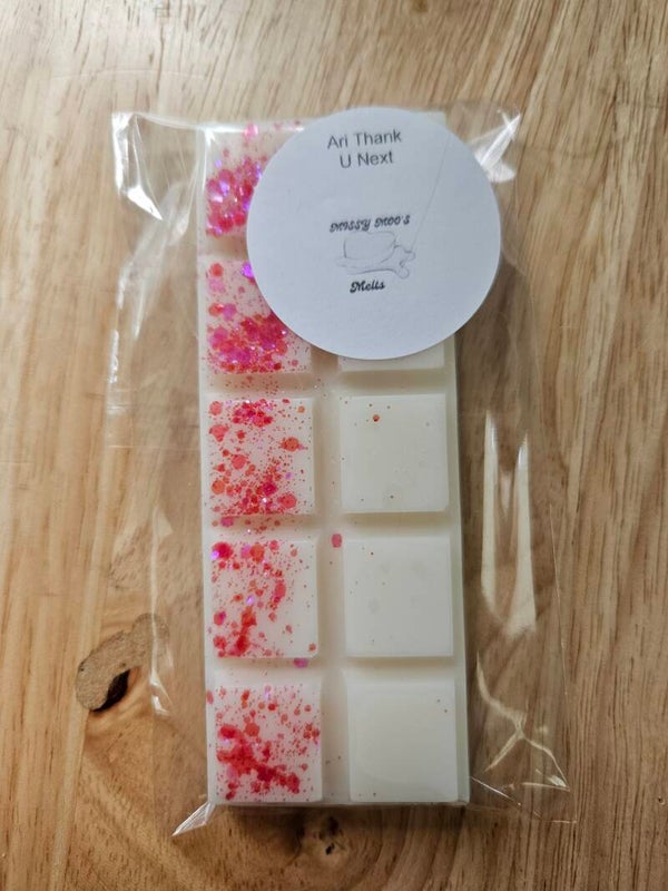 Ari Thank U Next Fragrance Wax Melts.