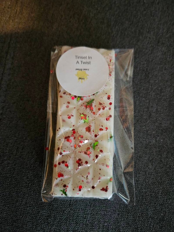 Tinsel In A Twist Fragrance Wax Melts.