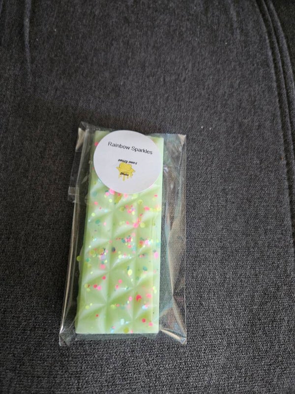 Rainbow Sparkles Fragrance Wax Melts.