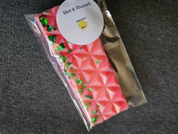 Mint & Rhubarb Fragrance Wax Melts.